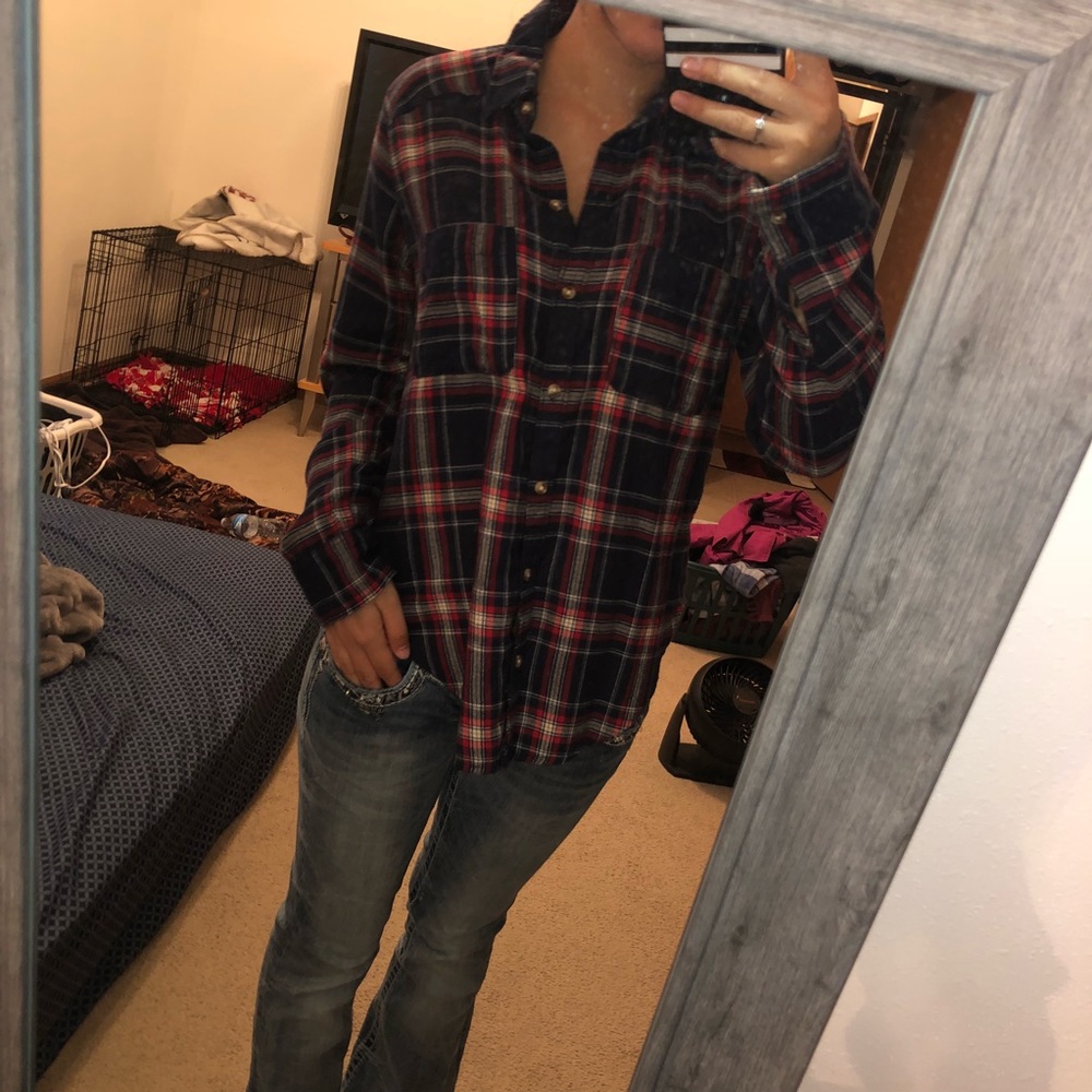 Plaid top